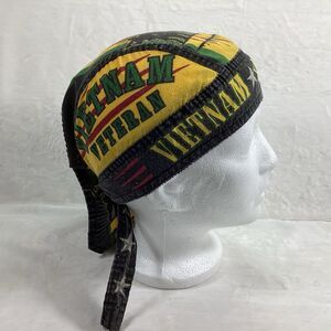Vietnam Vet Veteran Military Biker Head Wrap Bandanna Sweatband Durag Capsmith